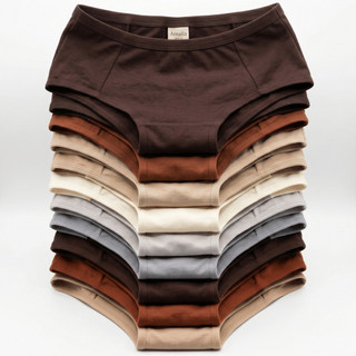 Kit Calcinha Cintura Alta Hot Pants Amalia Calçola Senhora Feminina Básica Tangão Segura Barriga