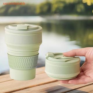 [serendipiahb] Canecas De Café 350ml Para Viagem Copo De Silicone Dobrável Copos De Água Dobráveis Frasco De Qualidade A