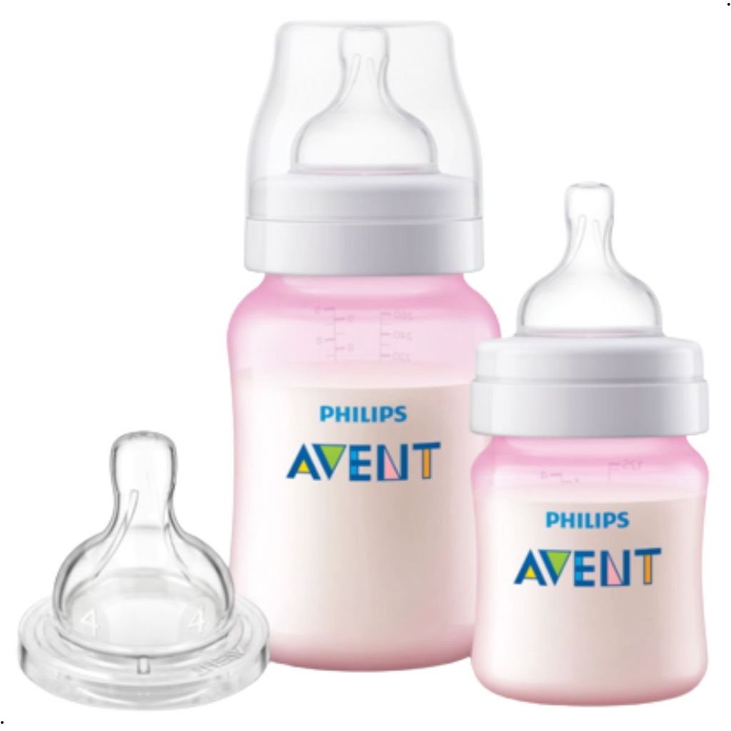 Kit 2 Mamadeira Anticólica Philips Avent Anticolic Bico Extra