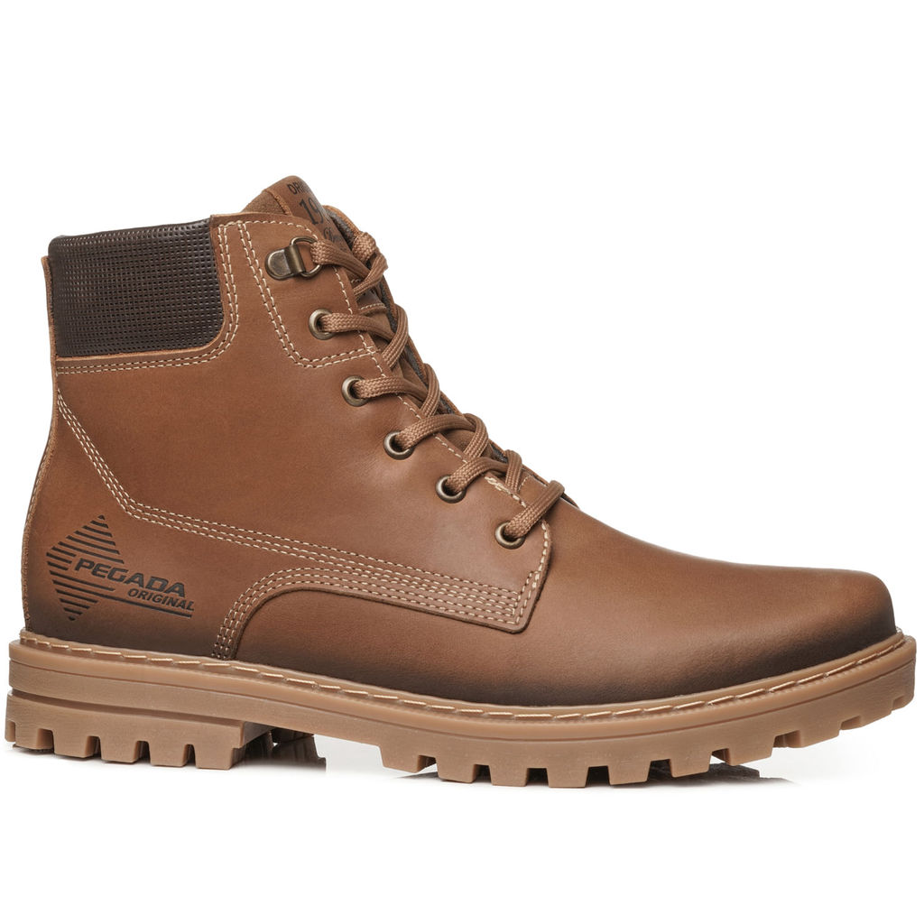 Coturno Pegada Masculino em Couro Latego 181511-03