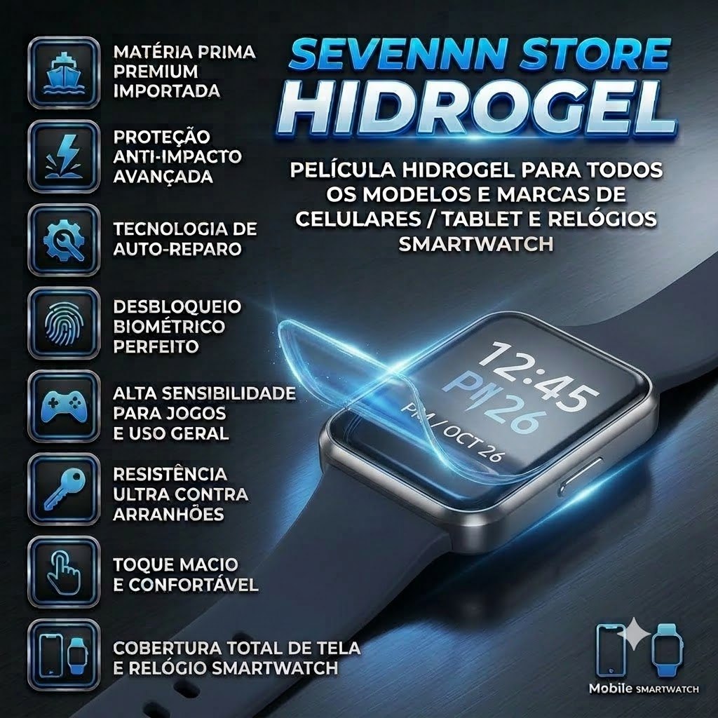 Película Hidrogel Para Samsung Galaxy Fit 3 e Protetor De Tela Para Watch Fit 3 
