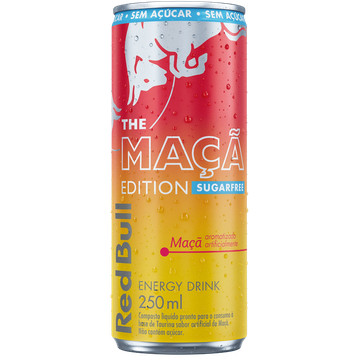 Red Bull Maçã Sugarfree Energético Lata