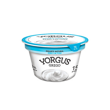 Yorgus Iogurte natural zero lactose 130g