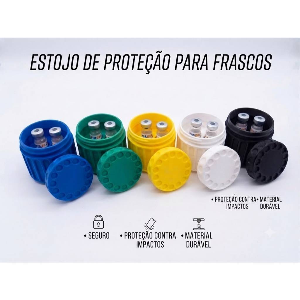 Porta frascos Ampolas /Para 4 Unidades