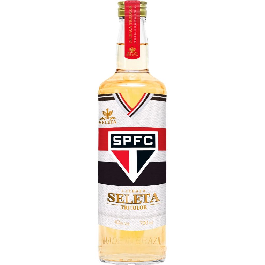 Cachaça Seleta Tricolor 700 Ml - São Paulo