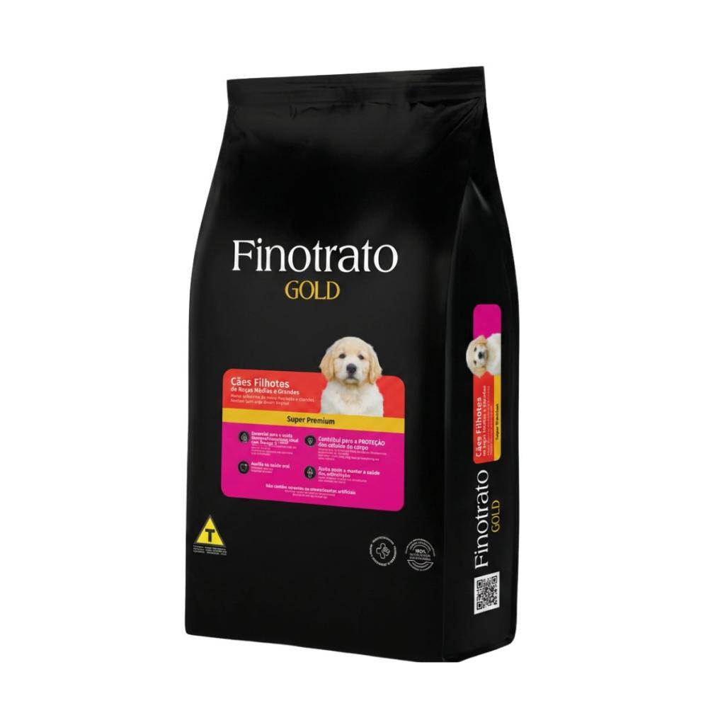 Ração Finotrato Gold P/ Cães Filhotes Raça Grande/Média 15KG