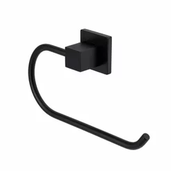 Porta Toalha Rosto para Banheiro Luxo Modelo Grécia - PRETO