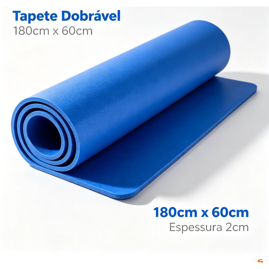 Tapete Treino Casa 180x60 Antiderrapante