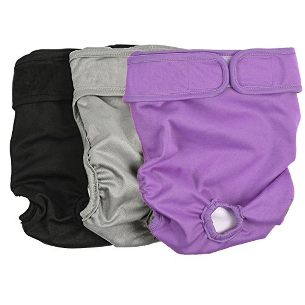 Calças fisiológicas para animais de estimação Fraldas para cães Calças menstruais de cadela Fraldas para animais de esti