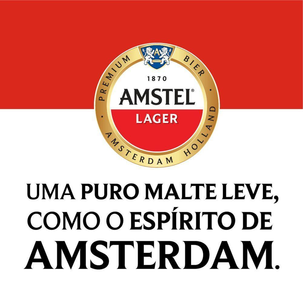 Cerveja Amstel Sleek 350ml - Gelado · foto 2