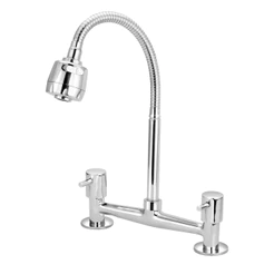 Torneira Cozinha Misturador Gourmet Flexivel De Mesa