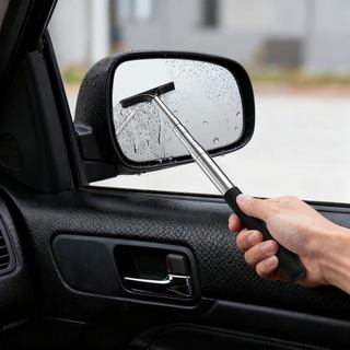 Raspador de Espelho Lateral, Raspador de Espelho de Carro, Limpador Retrátil de Espelho Retrovisor para Todos os Veículo
