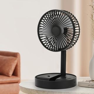 Ventilador de Mesa MatejuUSB, Ventilador Silencioso com 3 Velocidades, 180 ° Ventilador Portátil Mini, Ventilador para C