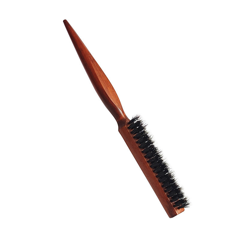Escova De Cabelo De 3 Fileiras Maciça-Para Provocação De Cabeça De Óleo , Preparação De Barba E Limpeza No Pe