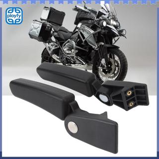 Ployfy Ployfy para apoio de braço da motocicleta Apoio de braço do passageiro da motocicleta ABS plástico preto