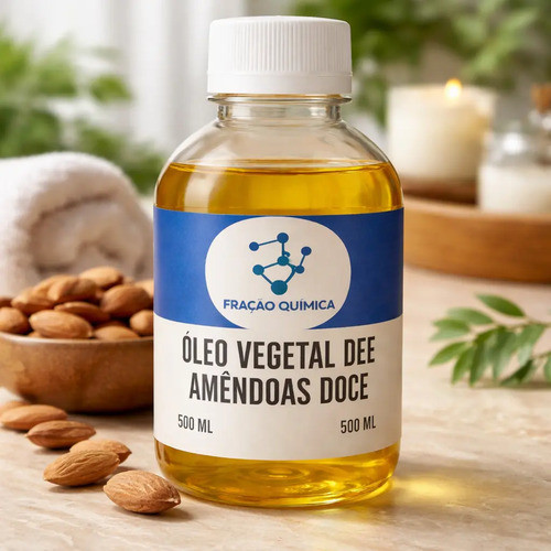 Óleo Vegetal De Amêndoas Doce 500ml - Fração Quimica Amêndoas
