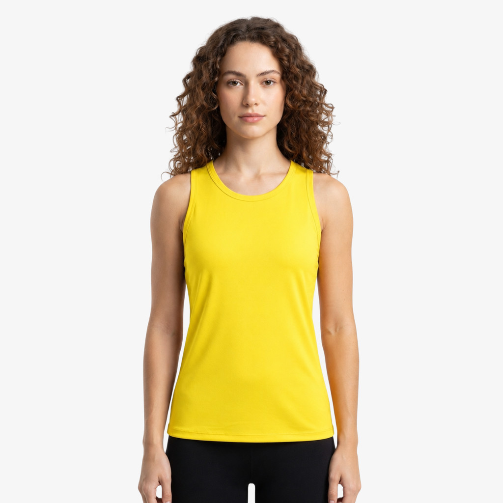 Camiseta Regata Feminina Dry Fit 100% Poliamida Academia Proteção UV Secagem Rápida