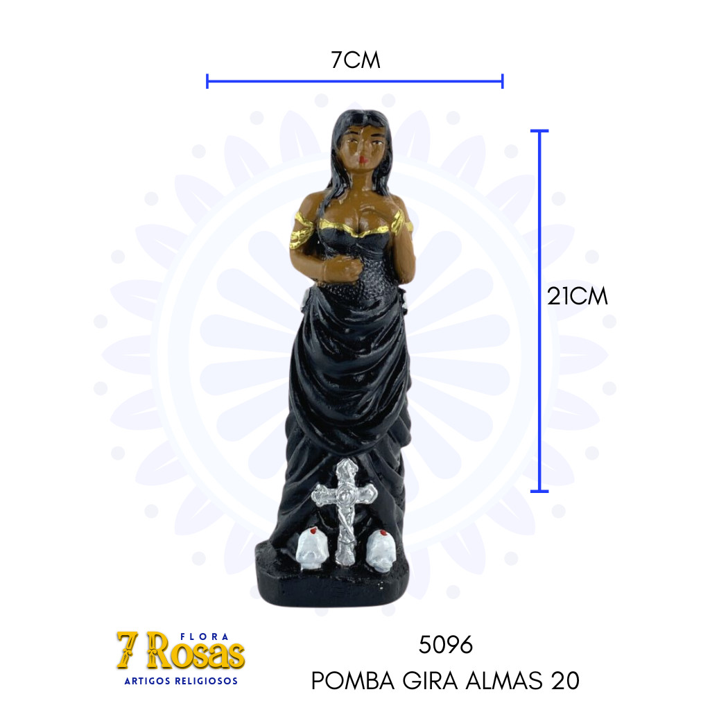 POMBA GIRA ALMAS 20 PRETA