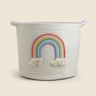 Cesto Unicorn Redondo 36x31cm - A\BABY Cesto Unicorn Redondo Algodão 36x31cm - A\BABY