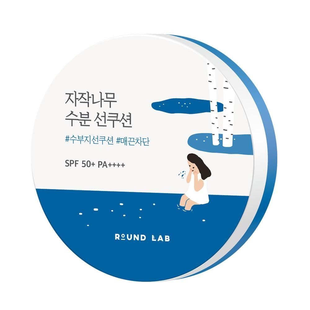 Protetor Solar Hidratante ROUNDLAB Birch Juice Cushion SPF50+PA++++15g I2OH