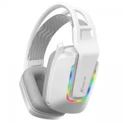 Headset Gamer Xtrike Me GH-712, RGB, Drivers de 50mm, USB + 3.5mm, Branco