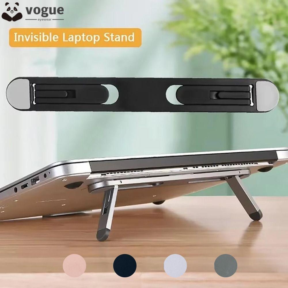 Suporte Riser Para Laptop VOGUEEE , Pernas Dobráveis Invisíveis , Portátil Universal Ajustável