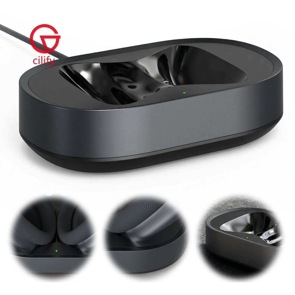 Base De Carregamento De Fone De Ouvido Para Conectores Duplos Magnéticos AirPods