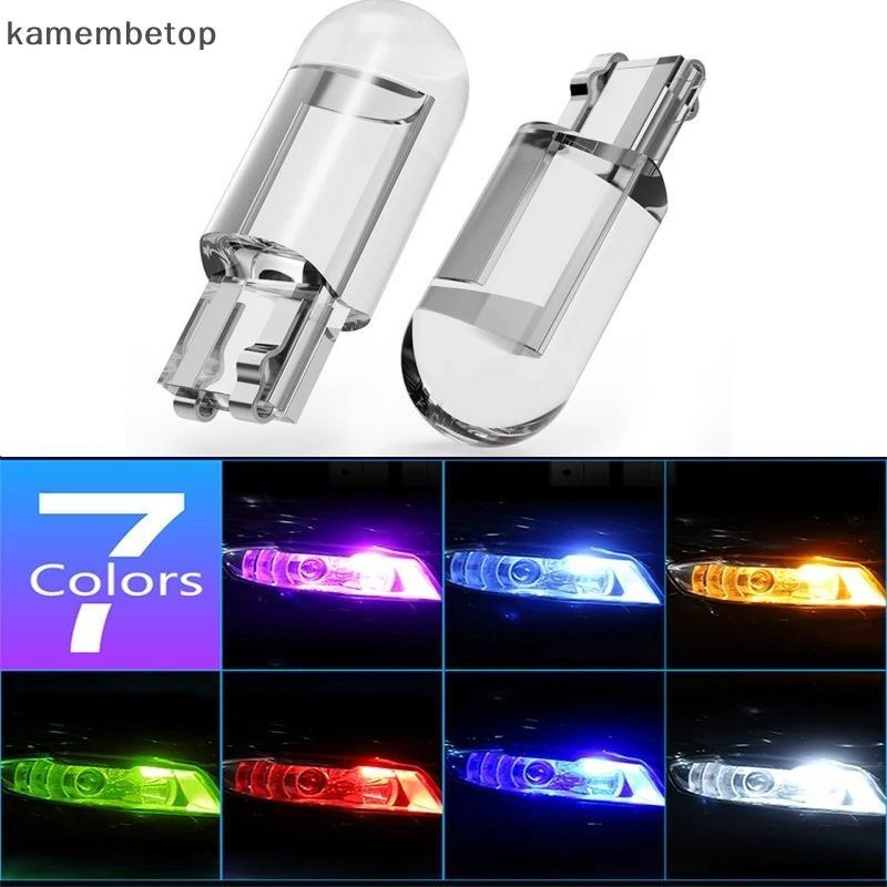 TOP W5W Led T10 Luz Do Carro COB Claro 6000K Automóveis Motor Placa De Licença Lâmpada Cúpula Leitura DRL Estilo 12V Par