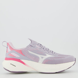 Tênis Mizuno Glow 3 Feminino Lilás e Branco