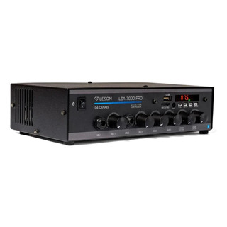 Amplificador Le Son LSA 7000 PRO de 4 Canais, 120W, Bluetooth, USB e FM
