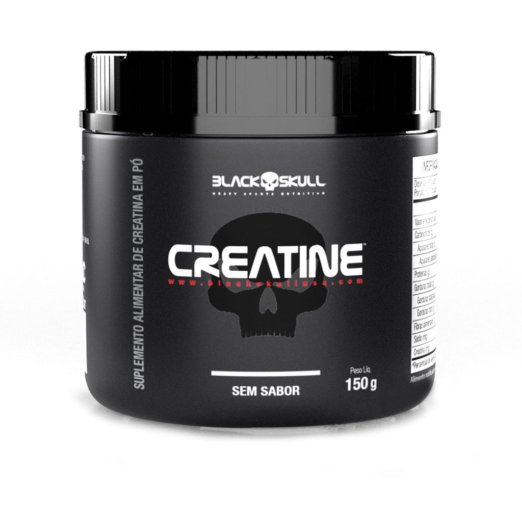 Creatine - Creatina Monohidratada - 150g - Black Skull