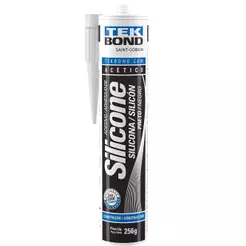 Silicone Acético Tekbond Preto 256g