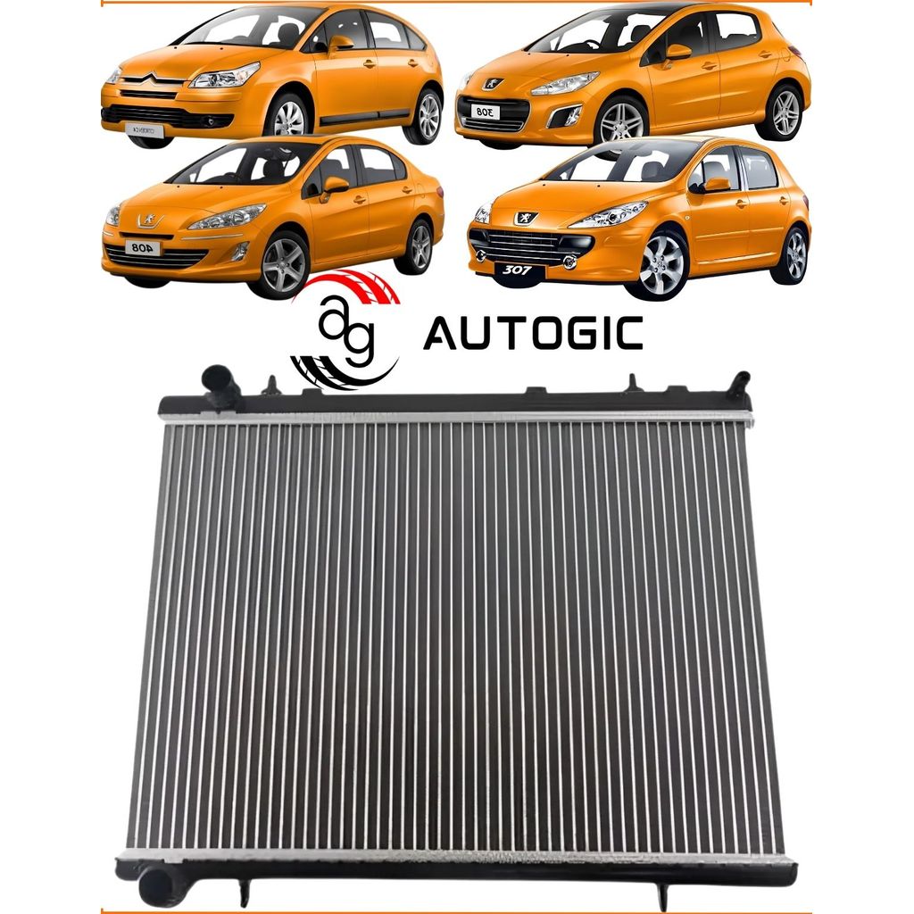 Radiador Expandido Citroen C4 Pallas Peugeot 307 308 407 408 2.0 16V 2005 2007 2010 2013 2016