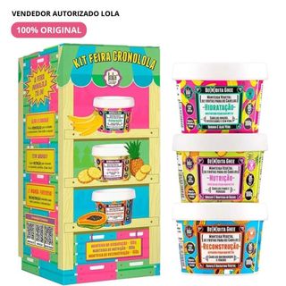 Kit Feira Cronolola Bemdita Ghee 100g Nutrição Hidratação e Reconstrução - Lola Cosmetics