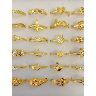 Areia ouro anel de venda quente ajustável feminino imitação anel de ouro torção amor estrelas de longa duração cor-desbo