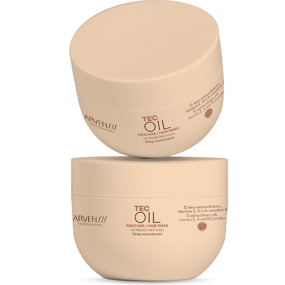Máscara Capilar Arvensis Tec Oil 12 Óleos 300g
