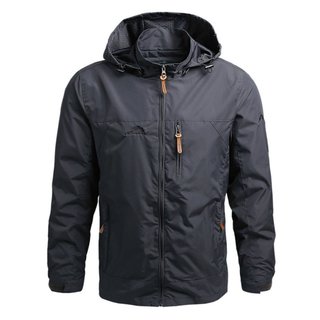Jaqueta Com Capuz Quente Impermeável Blusão Casaco Para Homens Caminhadas Pesca Outerwear Jaquetas De Chuva E Parkas Des