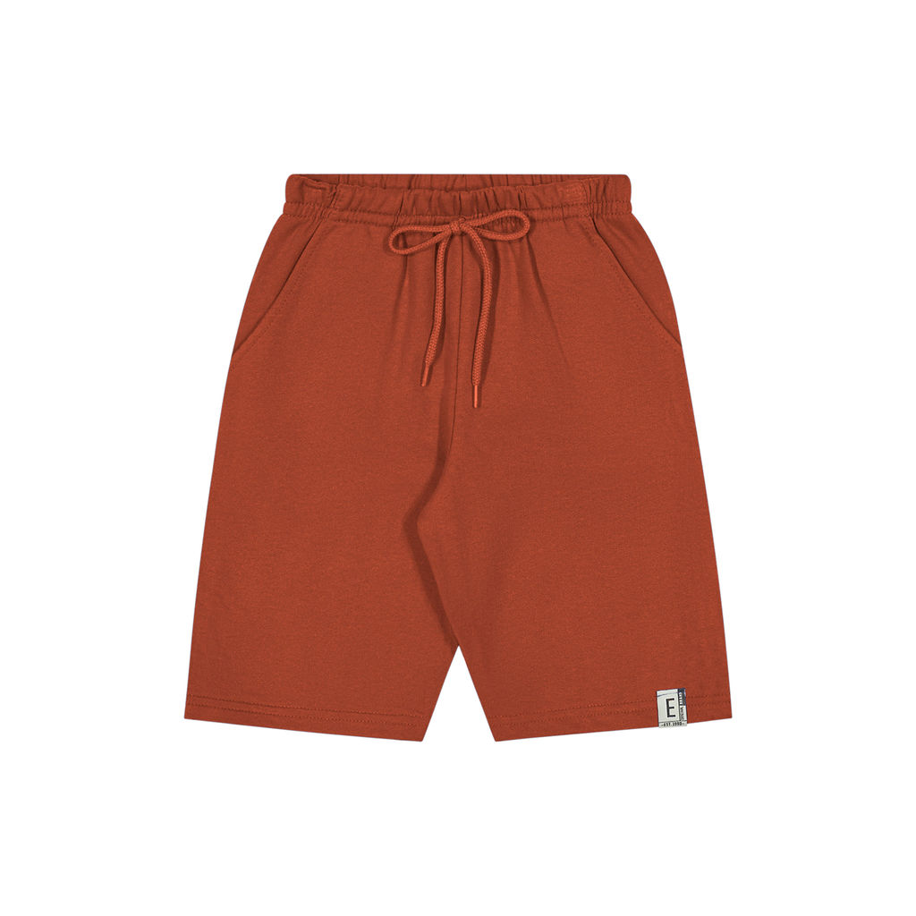 Bermuda Infantil Menino com Cordão Básica Elian Marrom