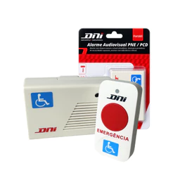 Alarme Campainha Banheiro Emergencia Idoso PNE PCD Sem Fio