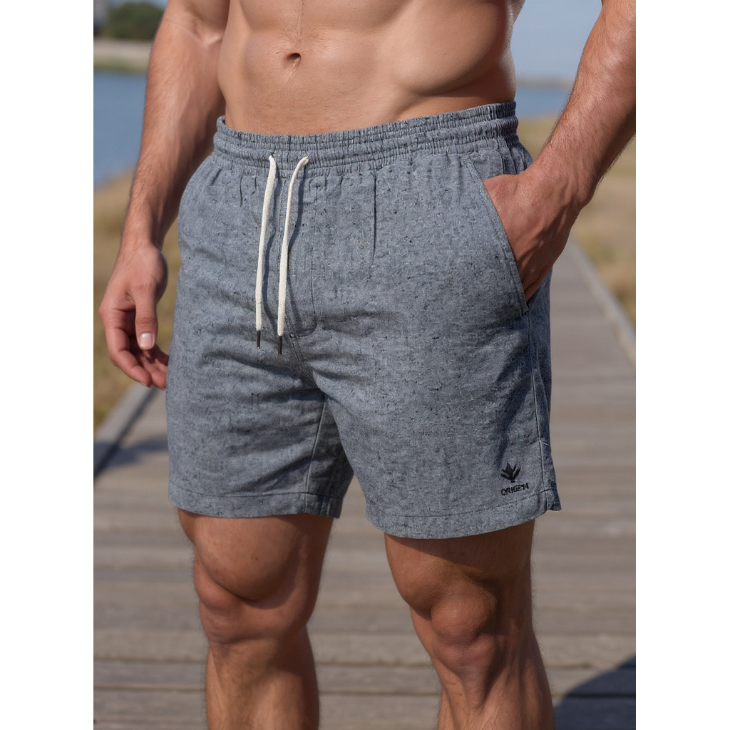 Kit 3 Bermudas Masculinas Linho Elastano Praiana Confortável Verão — JC Store