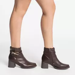 Bota Cano Curto Mississipi Fivela Feminina