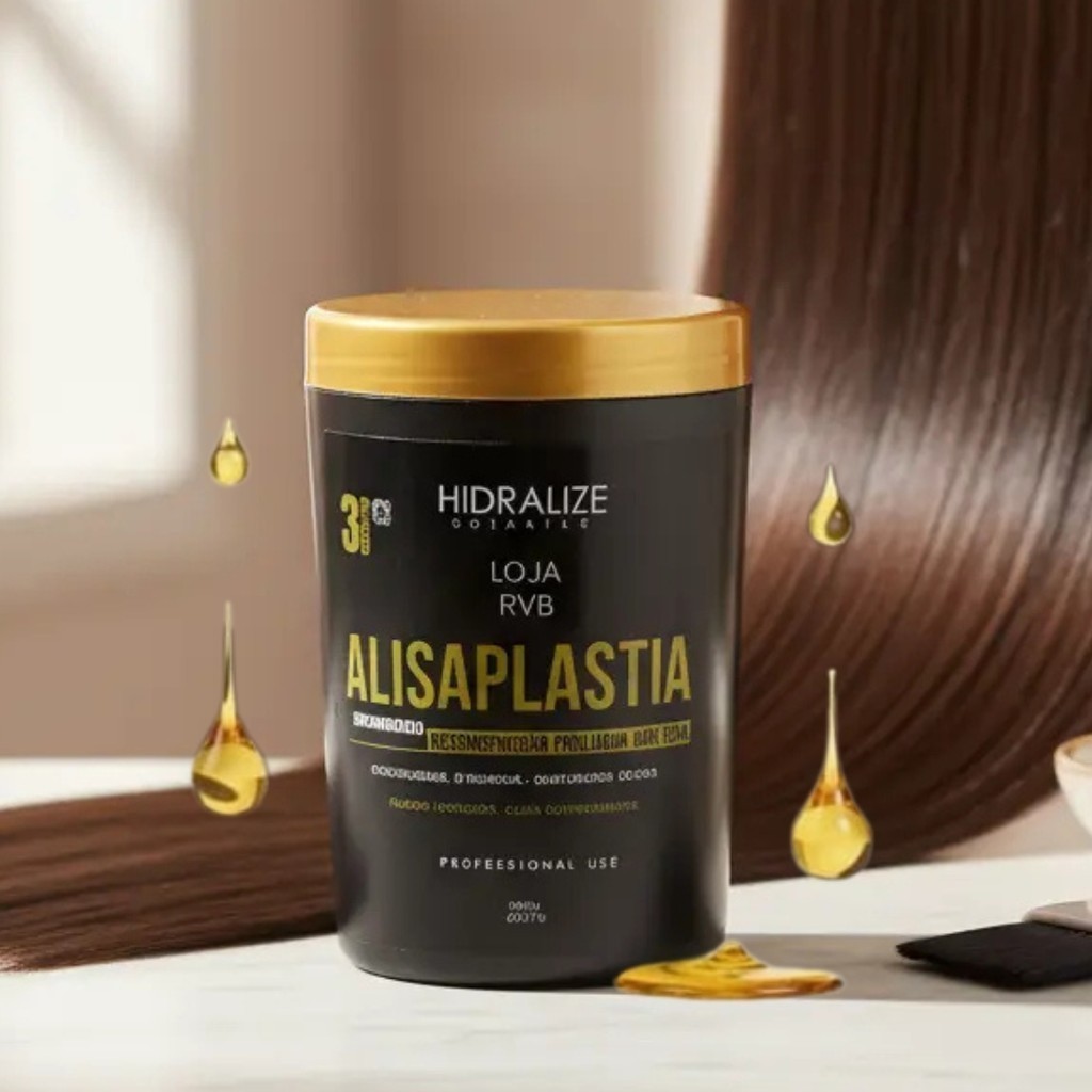 Mascara Alisaplastia 3 Minutos 1kg - Reconstrução Profunda dos Fios