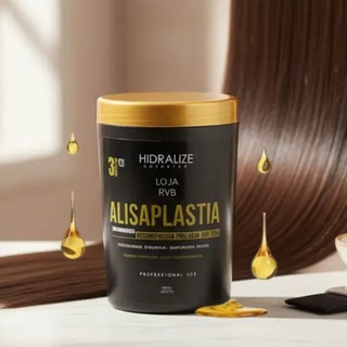 Mascara Alisaplastia 3 Minutos 1kg - Reconstrução Profunda dos Fios
