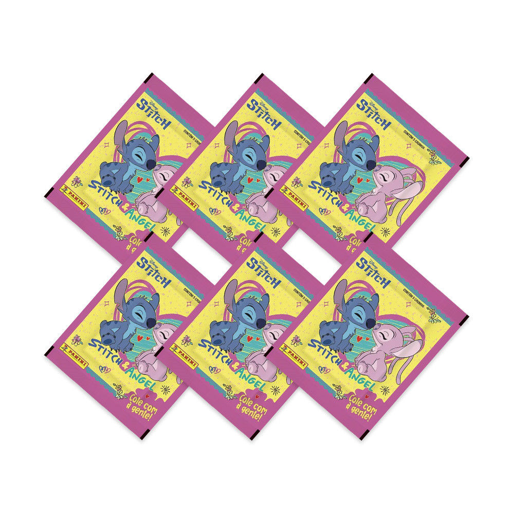 Stitch & Angel - Pack com 50 Envelopes (250 Figurinhas) · foto 2
