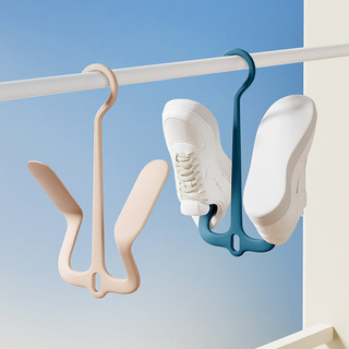 Casa pendurado sapato rack criativo duplo gancho sapato rack de secagem pendurado ao ar livre gancho sapato rack de seca