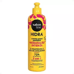 CREME PARA PENTEAR SALON LINE HIDRA 3 EM 1 D-PANTENOL 300ML