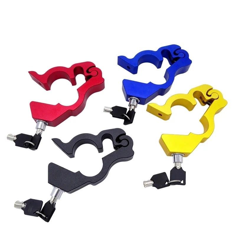 1pc Motocicleta Universal Guiador Bloqueio Alavanca De Freio Proteção Contra Roubo Para ATV Sujeira Rua Bicicletas Moto 