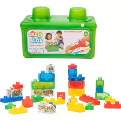 Jelly Blox Maleta 2 em 1 30 peças Multikids - BR2642