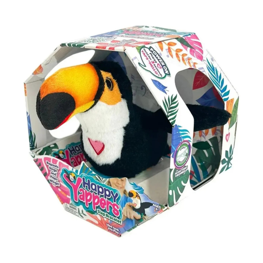 Pelúcia Interativa Happy Yappers Tucano Multikids - BR2777