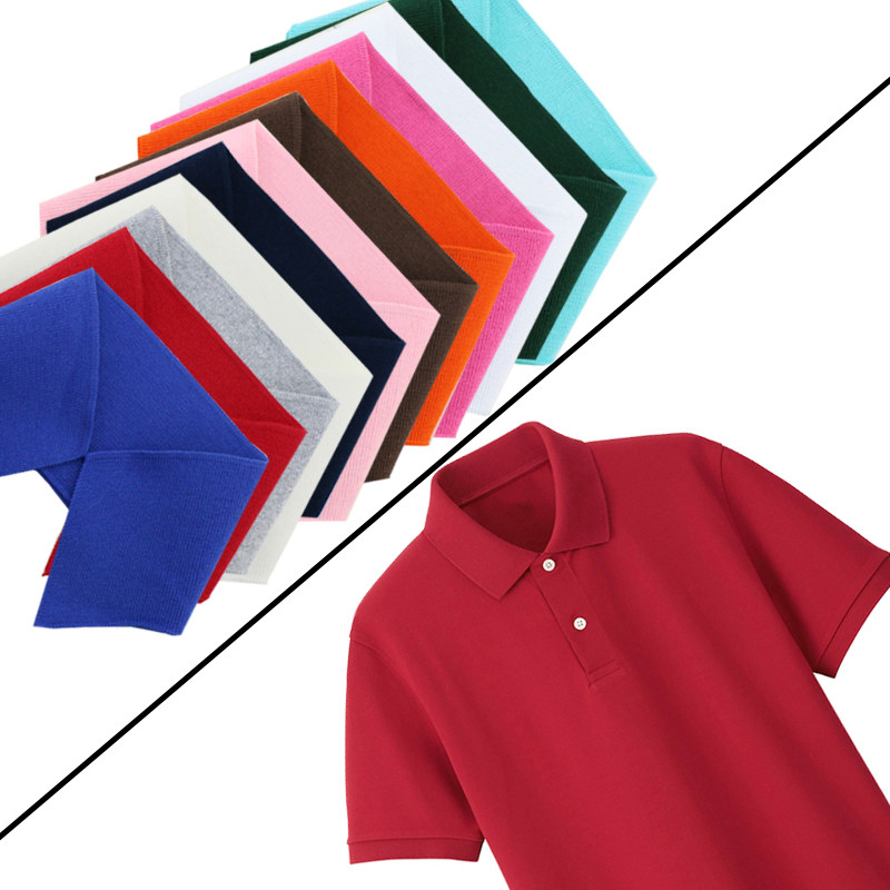 Camisa POLO de gola plana de algodão puro primavera verão malhas gola acabada lapela meninos meninas crianças camiseta r